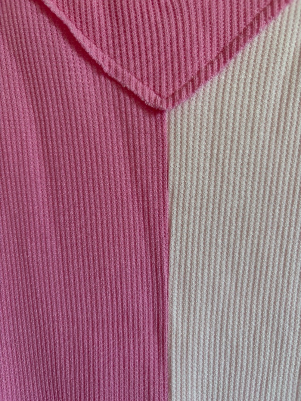 Pink Lily Color Block Top - Picture 5 of 8